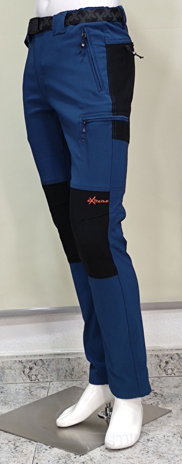 Pantalón montaña y trekking azul para hombre - Kadesh Moda