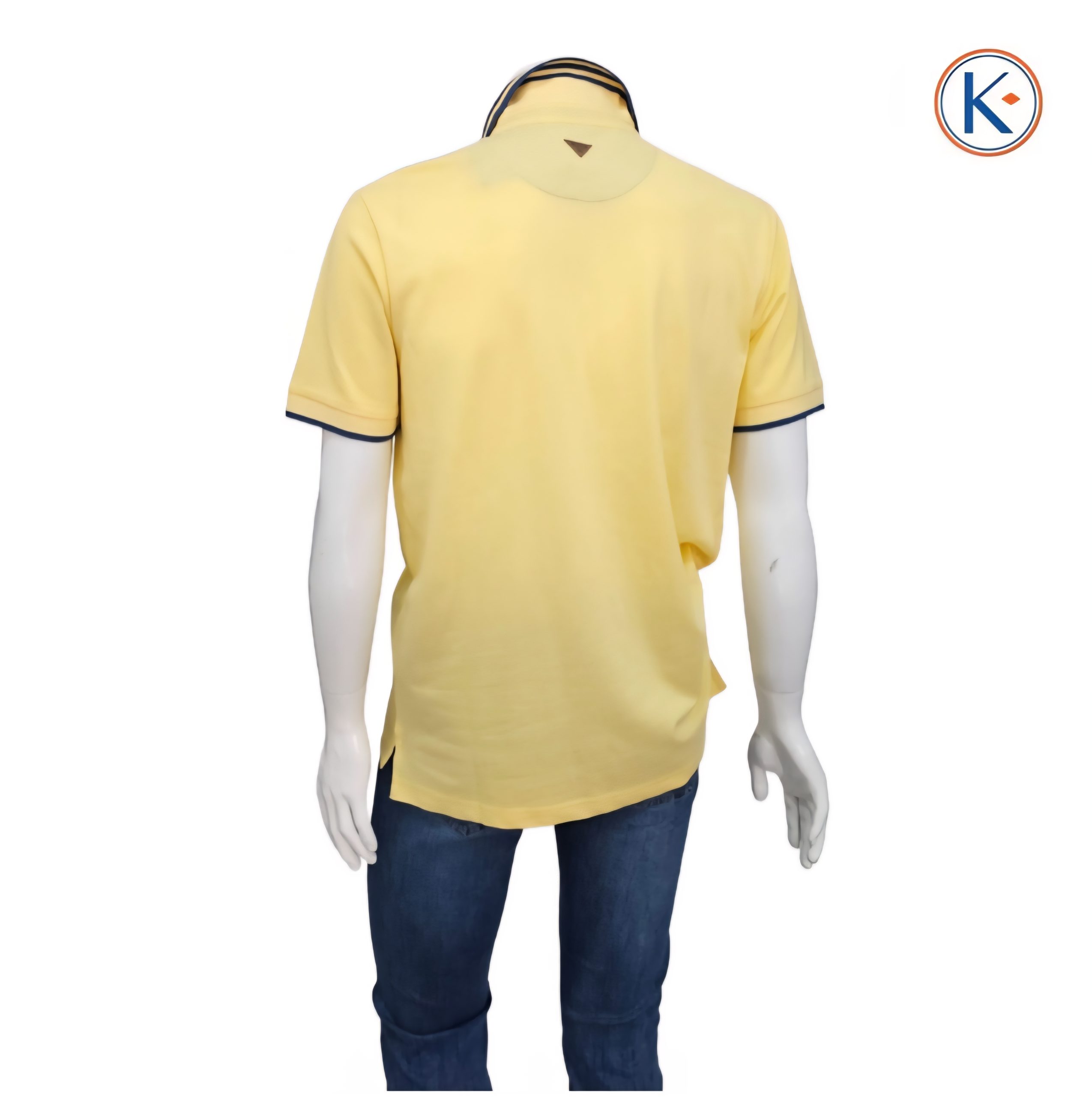 Polo granito Nisko hombre con bolsillo y detalle azul - Imagen 15