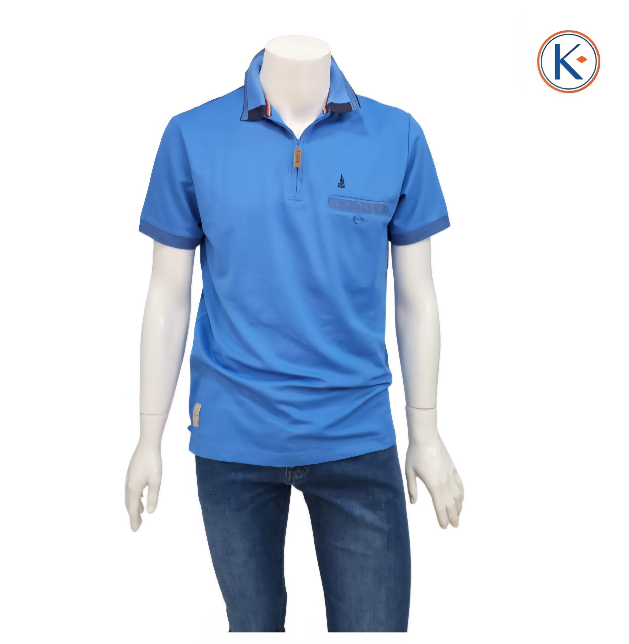 Polo granito Nisko hombre con cremallera - Imagen 4