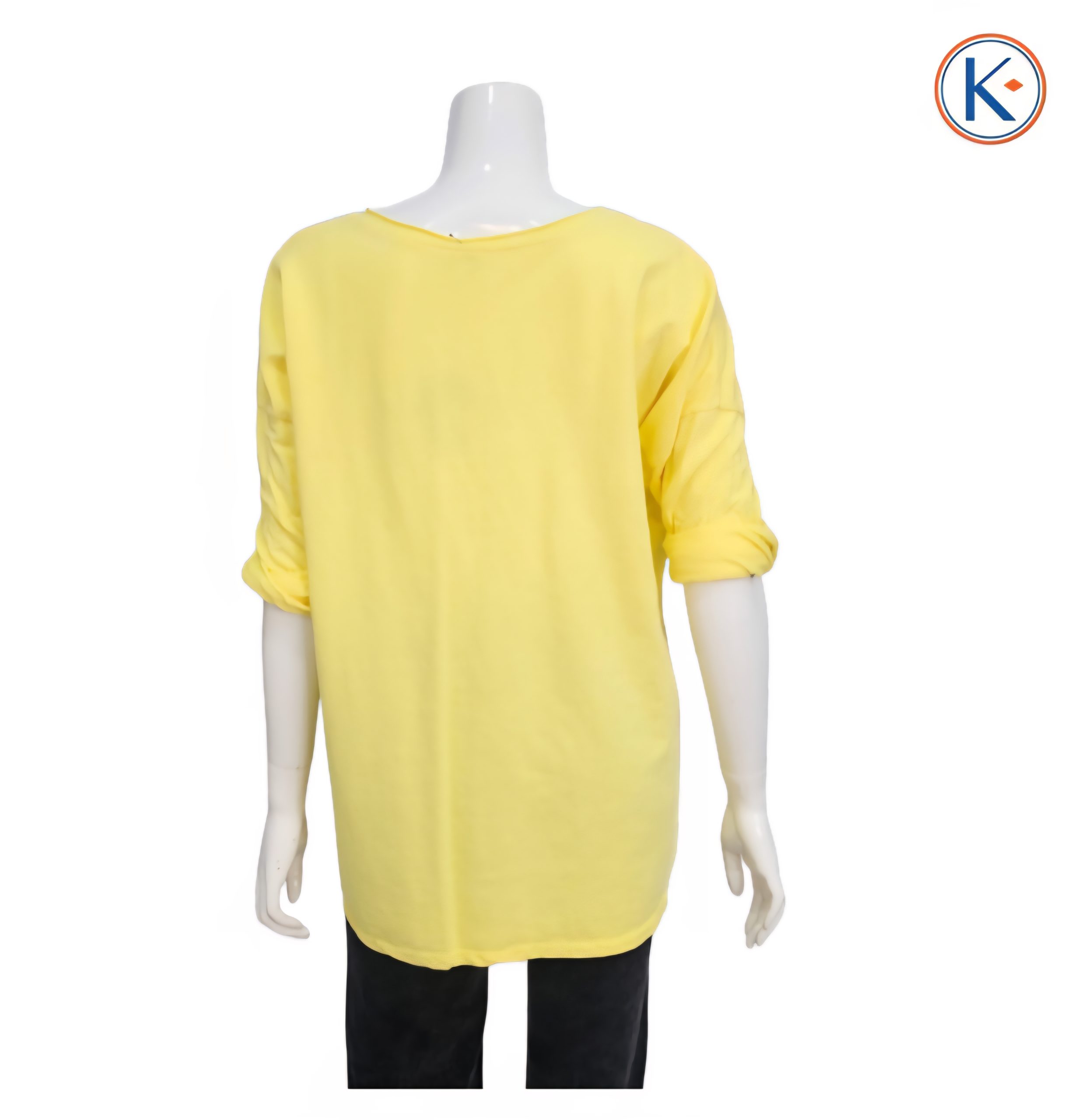 Camiseta tipo sudadera de manga larga con escote pico y detalle frontal - Imagen 10